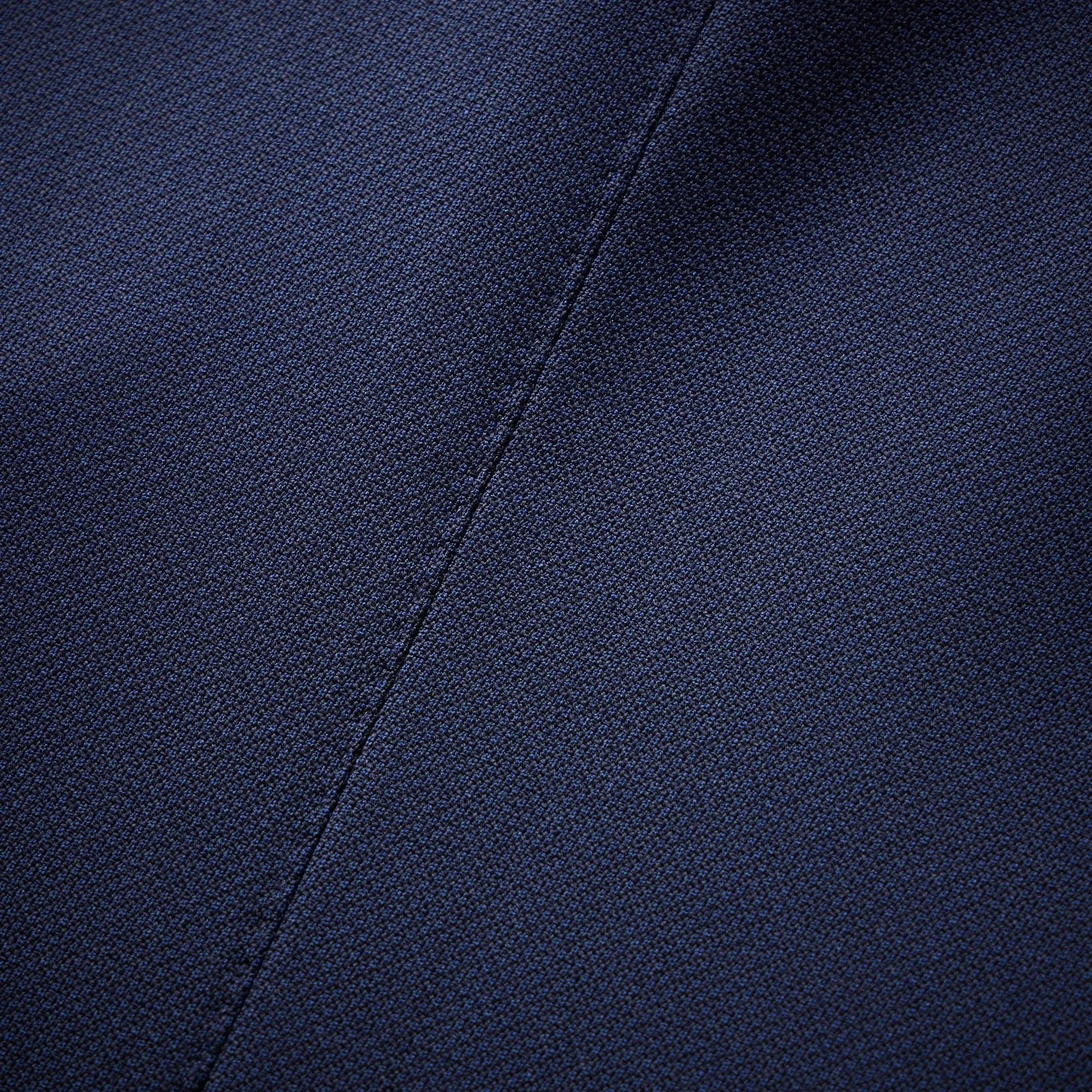 HENRY SARTORIAL Dun Full Canvas Textured Suit NAVY REG