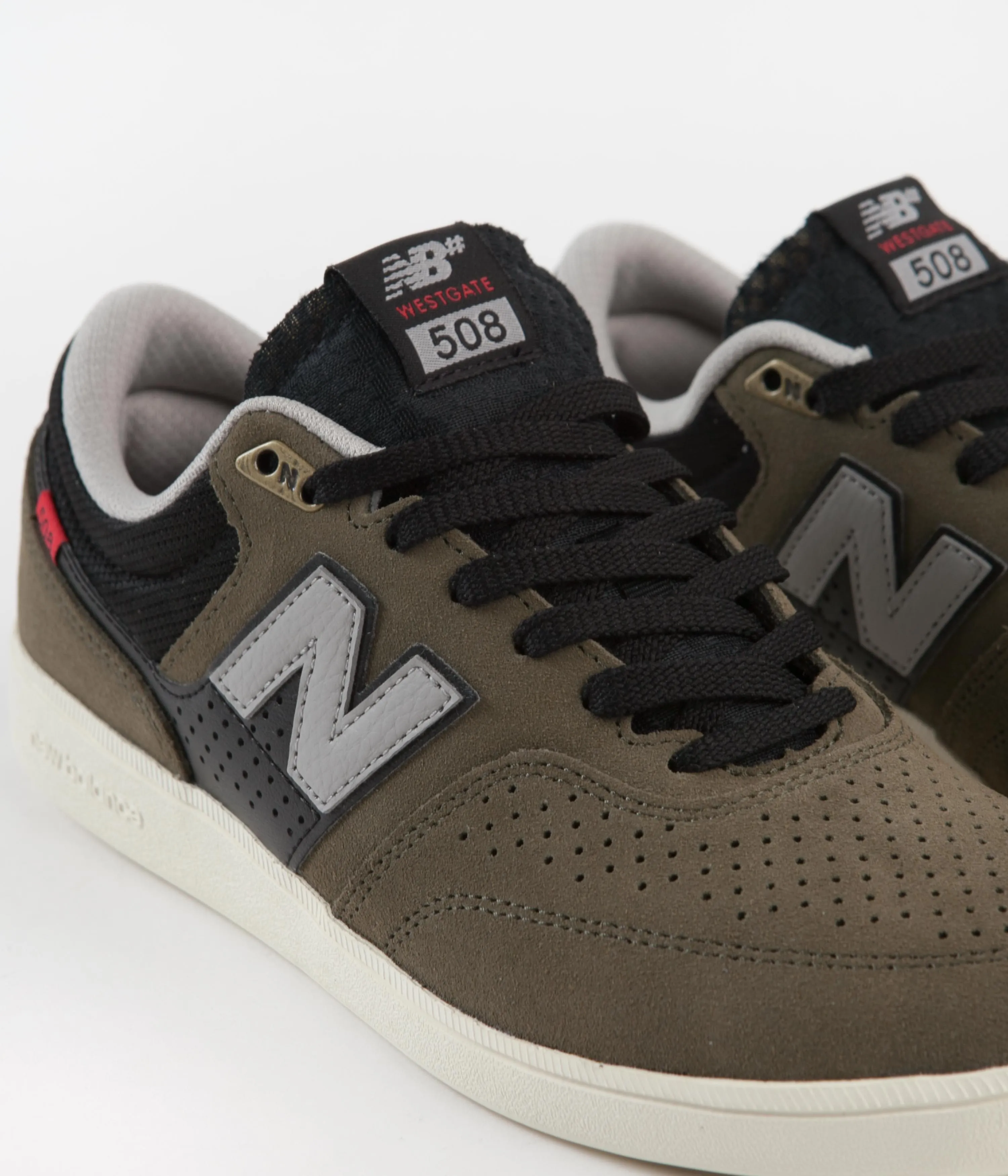 New Balance Numeric 508 Brandon Westgate Shoes - Olive / Black
