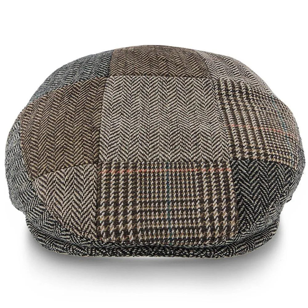 Tribeca - Walrus Hats Grey Tweed Patchwork Ivy Cap